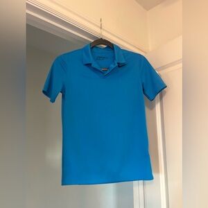 Women’s Nike blue polo short sleeve top